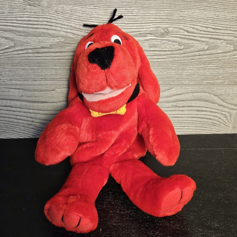 Vintage Clifford the Big Red Dog Singing Hand Puppet - Scholastic Avon - 1999
